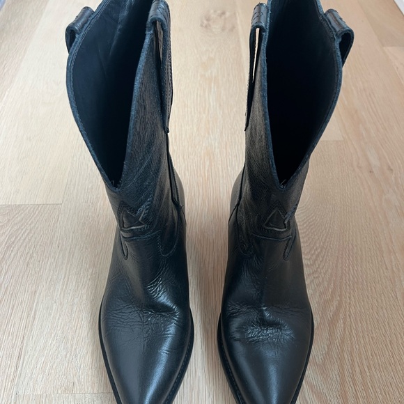 Golden Goose Black cowboy boots 38 - Picture 1 of 6